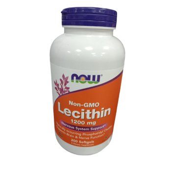 NOW FOODS LECITHIN, 1200 мг, 200 капсул